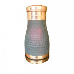 ROYALSTUFFS Water Bottle | Carafe Bottle in Hammered Black Color 1000 ml 