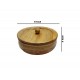 ROYALSTUFFS Wooden Bowl with lid – Insulated Casserole