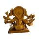 ROYALSTUFS Brass Lord Panchmukhi Hanuman Statue Idol In Five Face Avatar For Home & Office