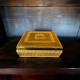 Designer Plastic Dry Fruit Box with Golden Finish