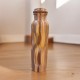 Wavy Designer Pure Copper Water Bottle - 1 Liter