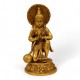 16-Inch Handmade Antique Pure Brass Separate Ram Darbar Idol - 18 Kg.