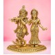 Handmade Brass Antique Finish Radha Krishna Ji - 6 Inch