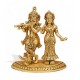 Handmade Brass Antique Finish Radha Krishna Ji - 6 Inch