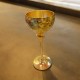 Brass Antique Engraved Wine Glass Set of 2 - 8 Inch