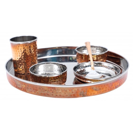 Copper Plated Stainless Steel Dinner Set