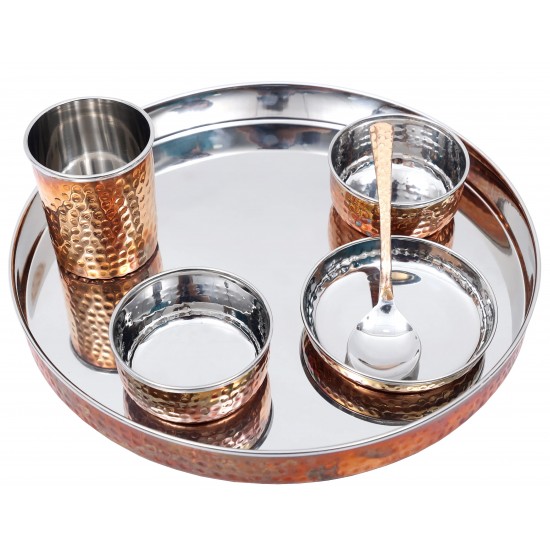 Copper Plated Stainless Steel Dinner Set