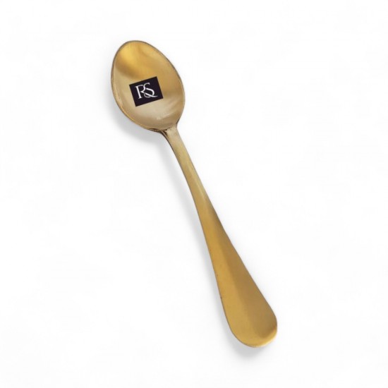 Brass Baby Spoon with Matte Finish Design