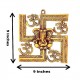 9 Inch Om Swastik Ganesha Wall Hanging swastik Symbol for Home Door 