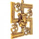 9 Inch Om Swastik Ganesha Wall Hanging swastik Symbol for Home Door 